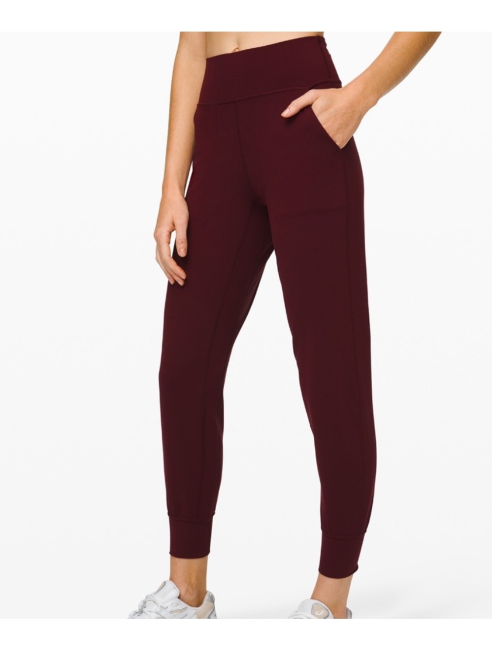 Lululemon align high rise joggers garnet 6